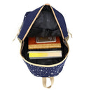 Mochila Escolar Feminina - Kit com 3 peças + 1 Chaveiro BOL28 - Mochila Escolar Feminina - Kit com 3 peças + 1 Chaveiro Casa Tech Loja 