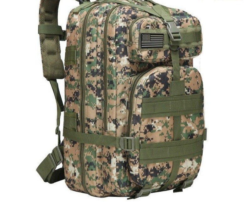 Mochila Tática Sobrevivência TatBag (50L) G2P22 - Mochila Tática Sobrevivência Casa Tech Loja Camuflada (50L) 