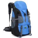 Mochila Viagem Camping Trilha Montanhismo Aventura 50L BOL26 - Mochila Viagem Camping Trilha Montanhismo Aventura 50L Casa Tech Loja Azul Claro 