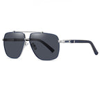 Óculos Aviador Polarizado Masculino OCM10 - Óculos Aviador Polarizado Masculino Casa Tech Cinza 