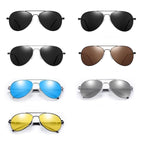 Óculos de Sol Masculino Aviador Polarizado 0 Casa Tech 