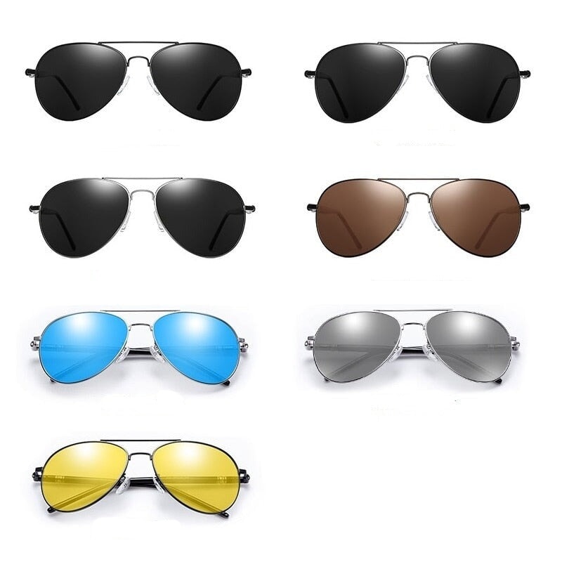 Óculos de Sol Masculino Aviador Polarizado 0 Casa Tech 