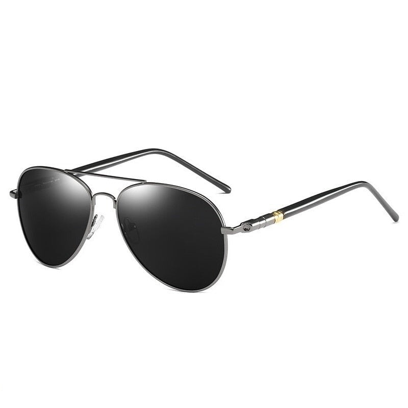 Óculos de Sol Masculino Aviador Polarizado 0 Casa Tech Carbono 