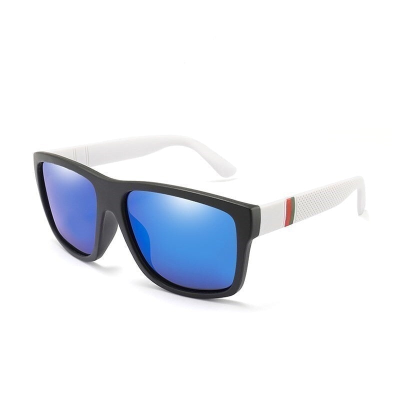 Óculos de Sol Masculino Polarizado 0 Casa Tech Azul e Branco 