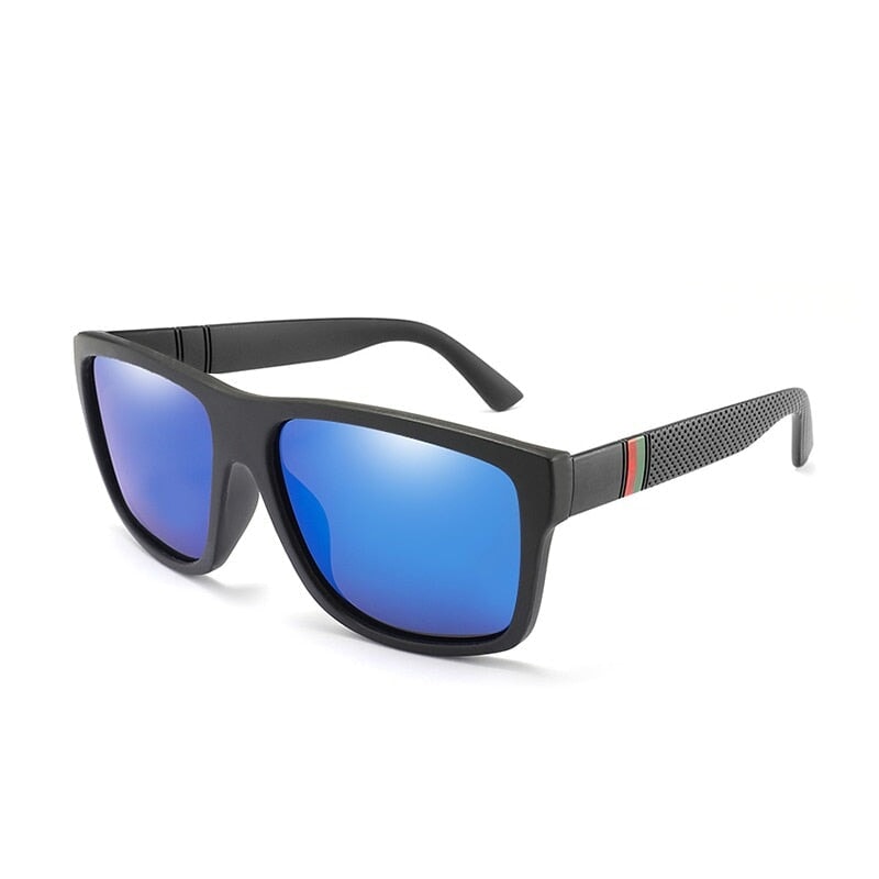 Óculos de Sol Masculino Polarizado 0 Casa Tech Azul e Preto 
