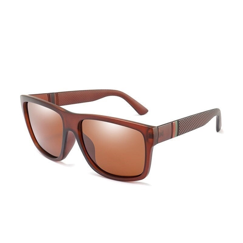 Óculos de Sol Masculino Polarizado 0 Casa Tech Marrom 