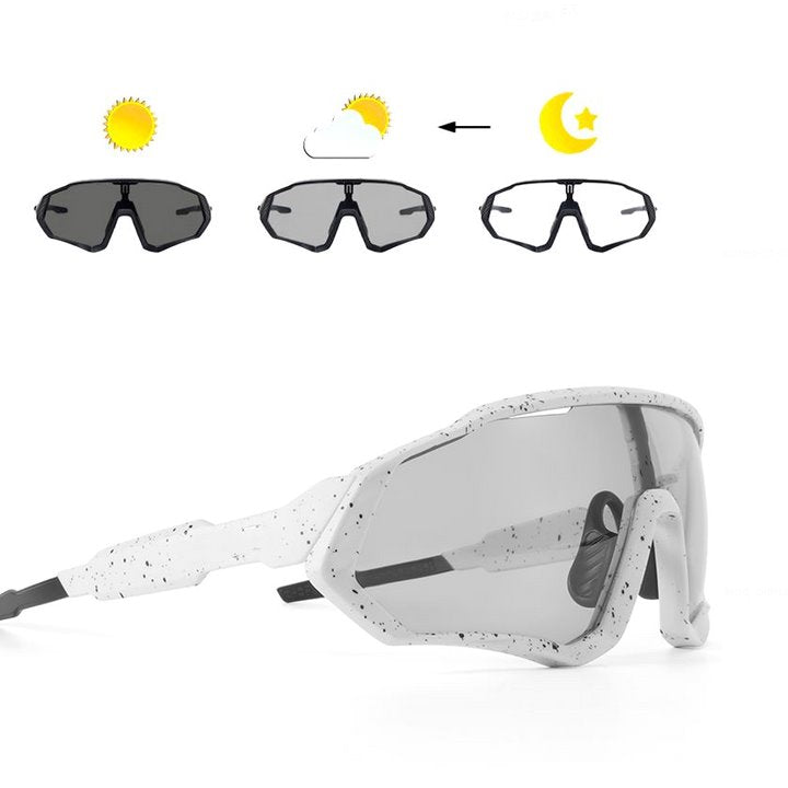 Óculos Unissex de Ciclismo - Bike Glasses OCM04 - Bike Glasses Casa Tech Branco 