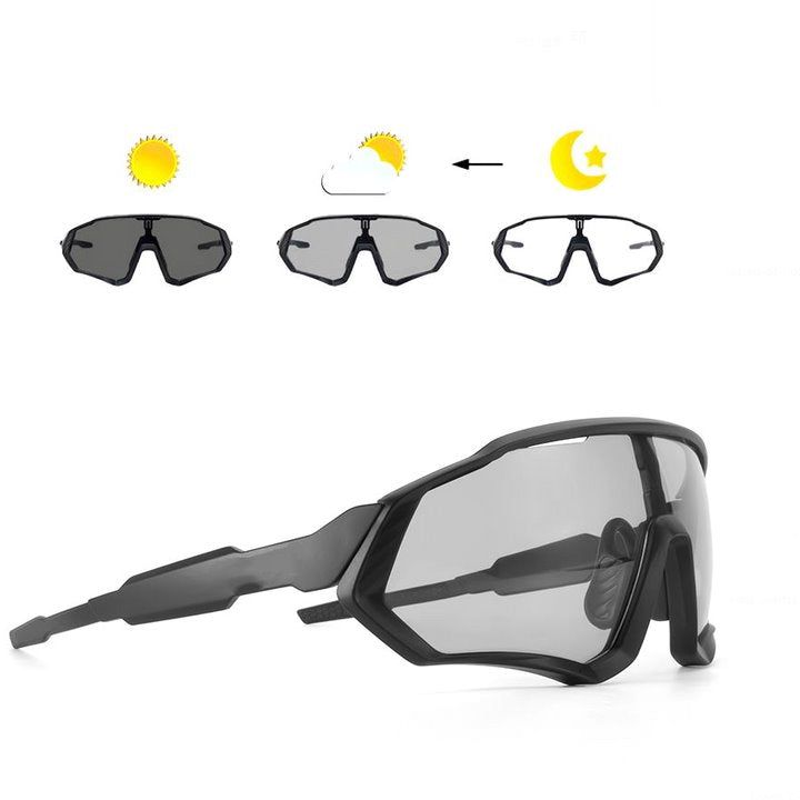 Óculos Unissex de Ciclismo - Bike Glasses OCM04 - Bike Glasses Casa Tech Preto 