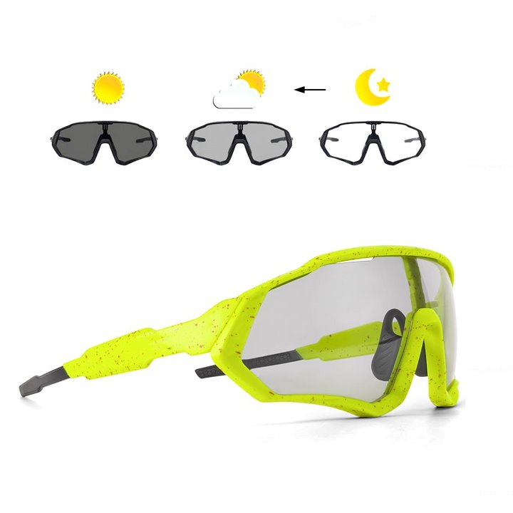 Óculos Unissex de Ciclismo - Bike Glasses OCM04 - Bike Glasses Casa Tech Verde 