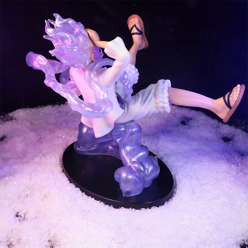 One Piece Luffy Deus Nika Gear 5 Boneco Figure Action BRI10 - One Piece Luffy Deus Nika Gear 5 Boneco Figure Action Casa Tech 
