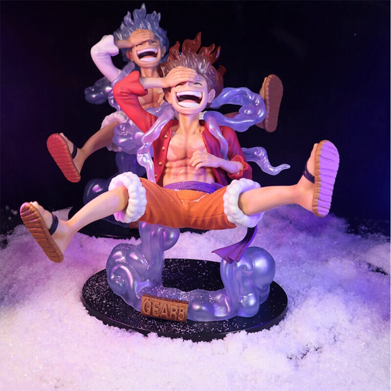 One Piece Luffy Deus Nika Gear 5 Boneco Figure Action BRI10 - One Piece Luffy Deus Nika Gear 5 Boneco Figure Action Casa Tech 