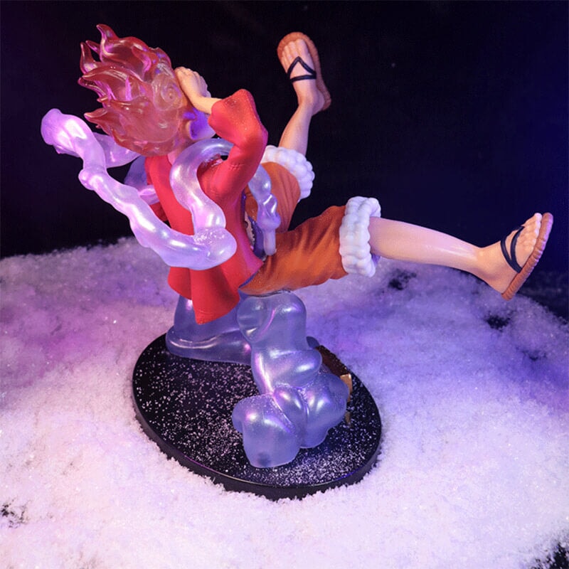 One Piece Luffy Deus Nika Gear 5 Boneco Figure Action BRI10 - One Piece Luffy Deus Nika Gear 5 Boneco Figure Action Casa Tech 