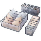 Organizador de Roupas Max Comfort G3P23 - Box Organizador Casa Tech Loja Kit Cinza 