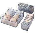 Organizador de Roupas Max Comfort G3P23 - Box Organizador Casa Tech Loja Kit Cinza 