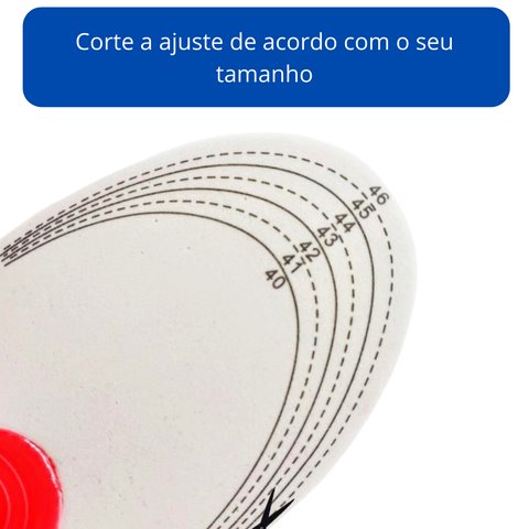 Palmilha Ortopédica para Fascite Plantar G4P31 - Palmilha Ortopédica para Fascite Casa Tech Loja 