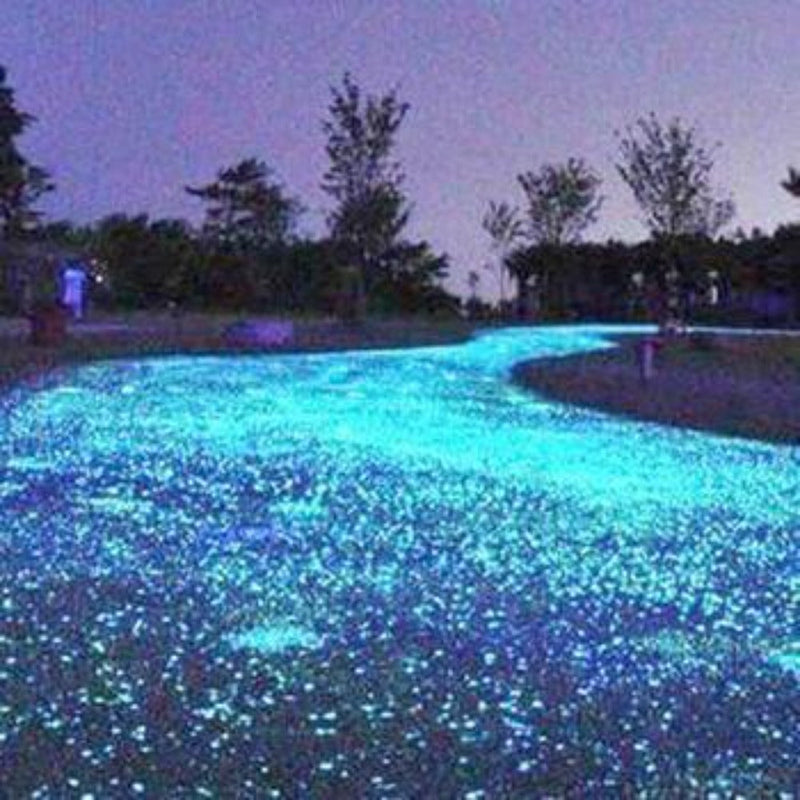 Pedras Luminosas para Jardim/Aquário (300un) G1P24 - Pedras Luminosas Casa Tech Loja 300 Unidades Azul 