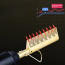 Pente Alisador Elétrico Dourado EAB07 - Pente Alisador Elétrico Dourado Casa Tech 