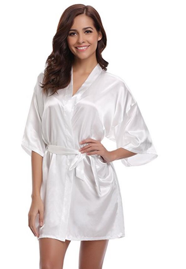 Pijama Feminino Curto de Cetim LIF21 - Pijama Feminino Curto de Cetim Casa Tech Branco P 