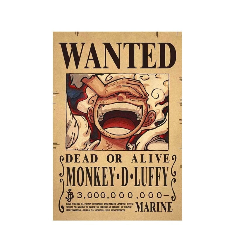 Poster Wanted One Piece BRI23 - Poster Wanted One Piece Casa Tech 1 