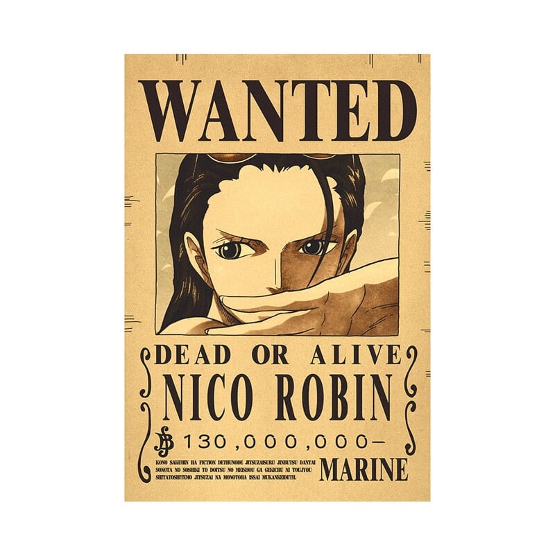 Poster Wanted One Piece BRI23 - Poster Wanted One Piece Casa Tech 10 