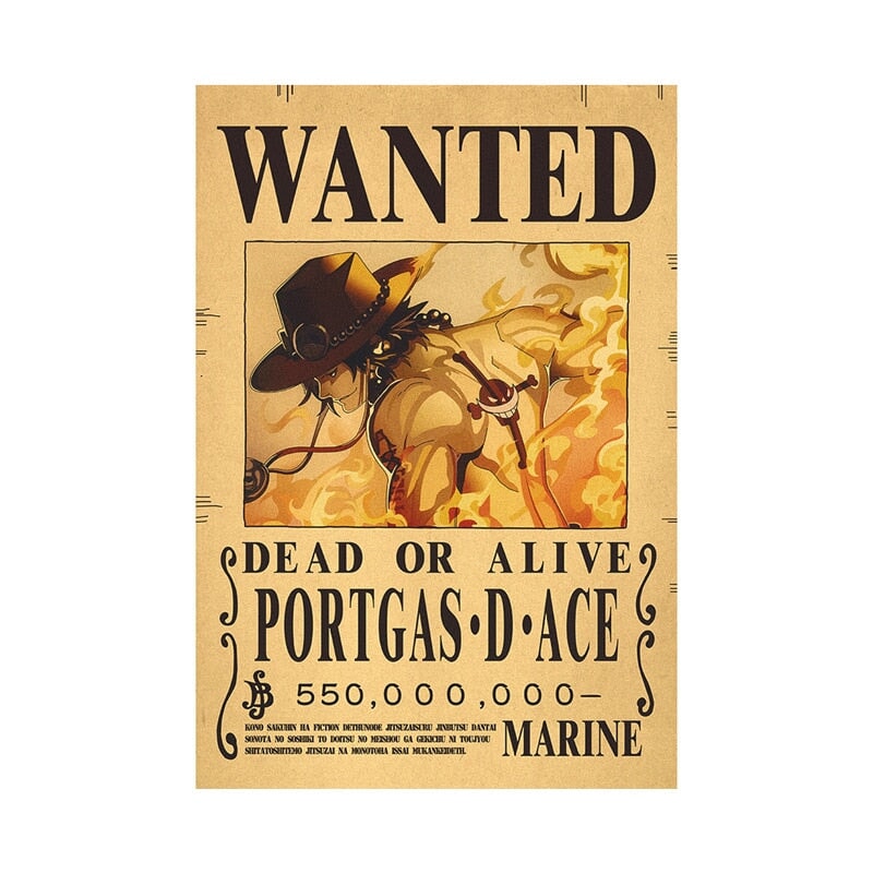 Poster Wanted One Piece BRI23 - Poster Wanted One Piece Casa Tech 13 