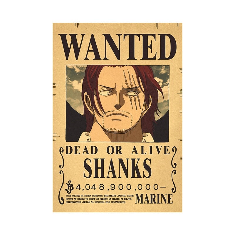 Poster Wanted One Piece BRI23 - Poster Wanted One Piece Casa Tech 15 