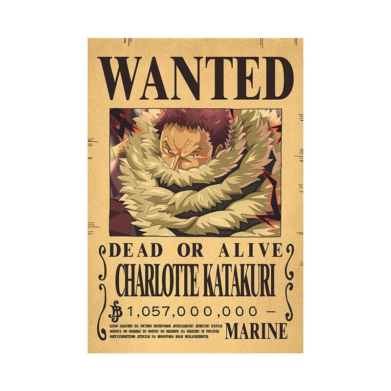 Poster Wanted One Piece BRI23 - Poster Wanted One Piece Casa Tech 16 