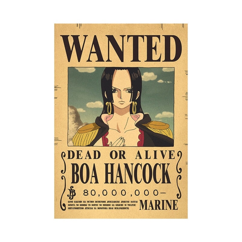 Poster Wanted One Piece BRI23 - Poster Wanted One Piece Casa Tech 21 