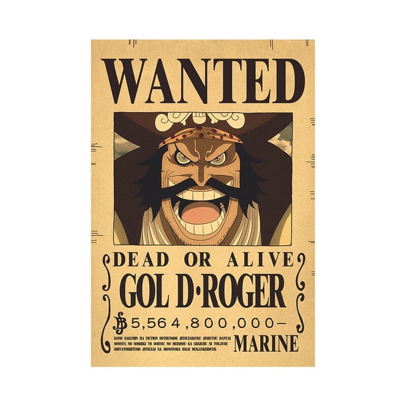 Poster Wanted One Piece BRI23 - Poster Wanted One Piece Casa Tech 5 