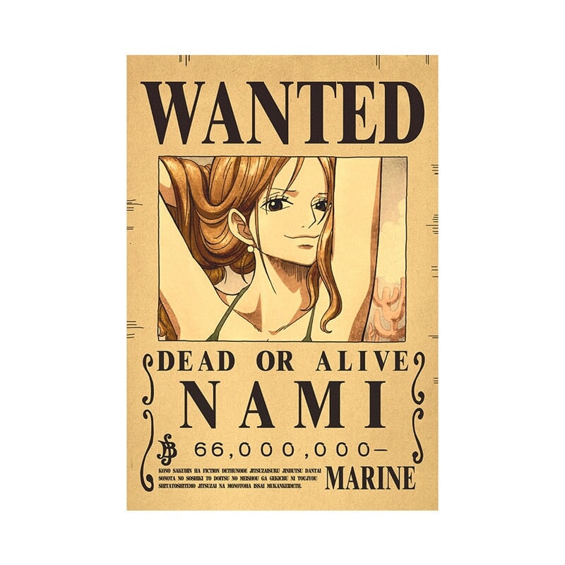 Poster Wanted One Piece BRI23 - Poster Wanted One Piece Casa Tech 8 