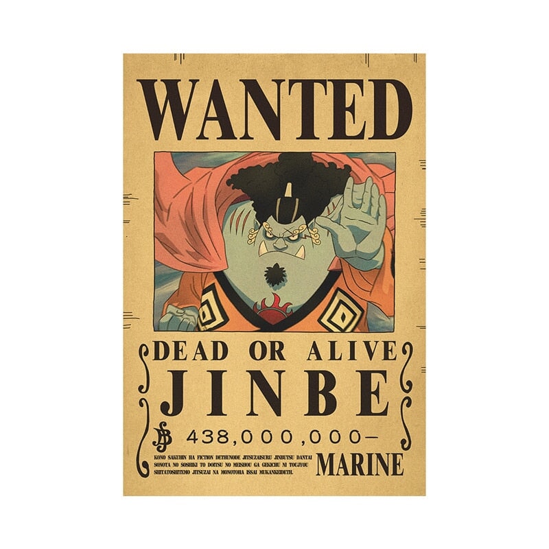 Poster Wanted One Piece BRI23 - Poster Wanted One Piece Casa Tech 9 