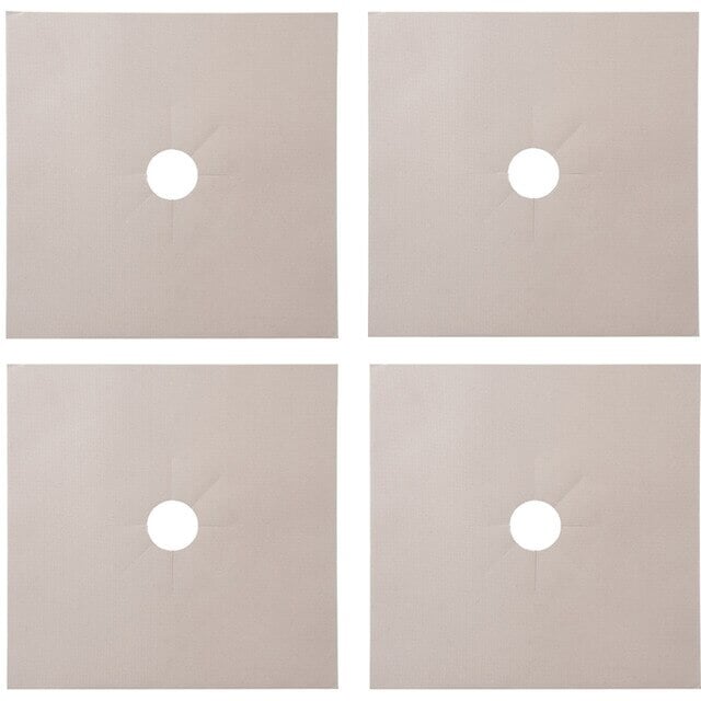 Protetor de Fogão Reutilizável COZ10 - Protetor de Fogão Reutilizável Casa Tech Beige 