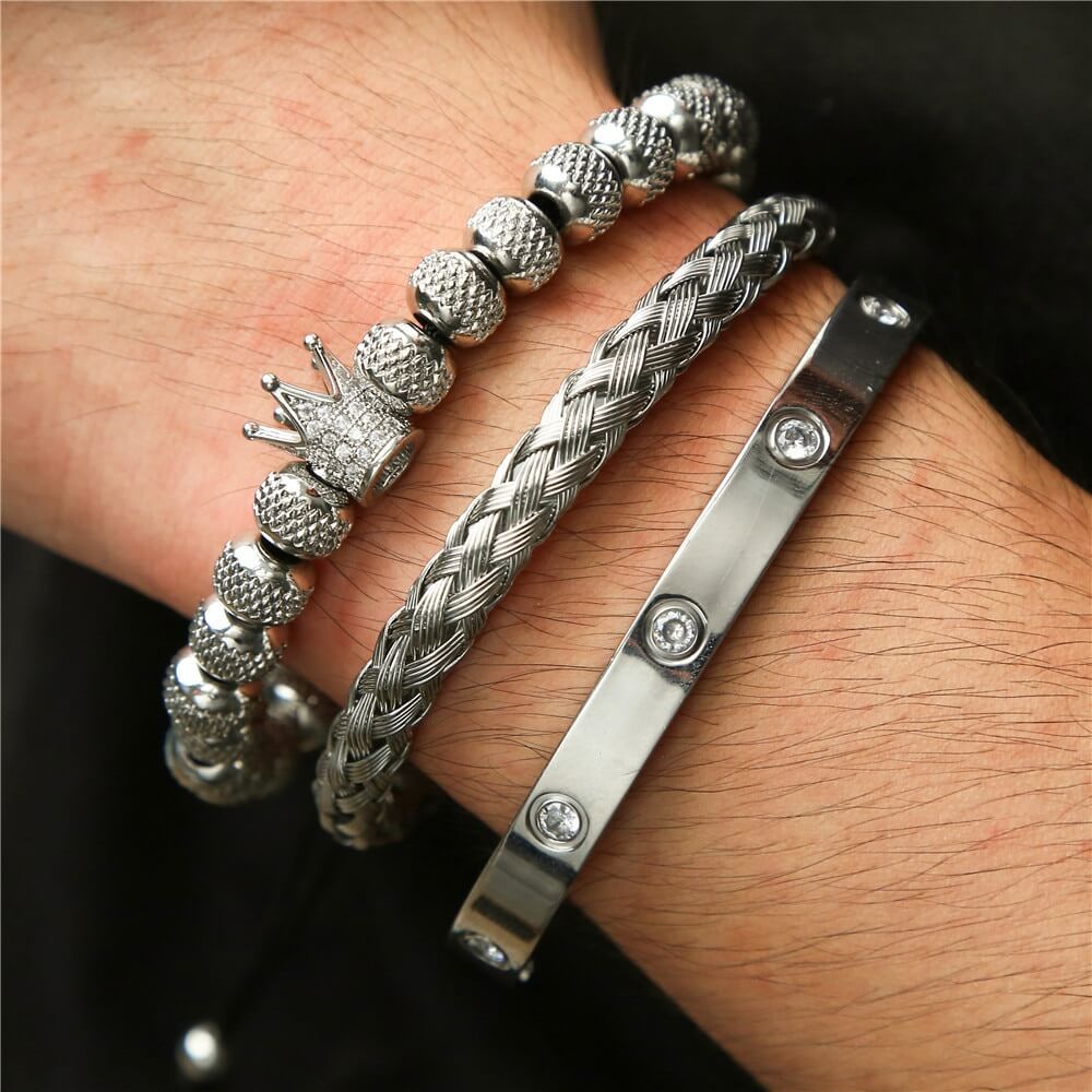 Pulseira Coroa Royale Premium ACE3 - Pulseira Coroa Royale Premium Casa Tech Loja 