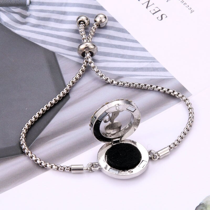 Pulseira Difusora de Perfume - Aroma terapia RPF07 - Pulseira Difusora de Perfume - Aroma terapia Casa Tech 