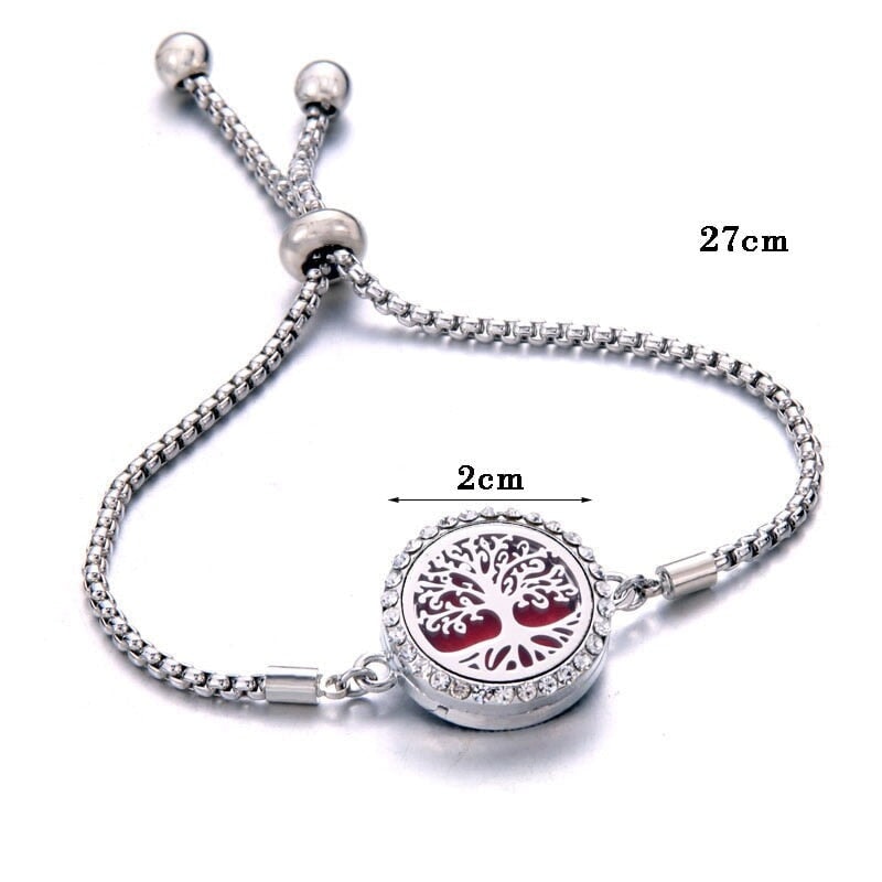Pulseira Difusora de Perfume - Aroma terapia RPF07 - Pulseira Difusora de Perfume - Aroma terapia Casa Tech 