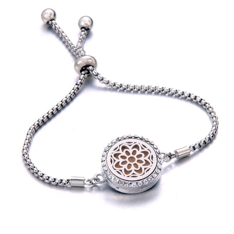 Pulseira Difusora de Perfume - Aroma terapia RPF07 - Pulseira Difusora de Perfume - Aroma terapia Casa Tech Mandala 