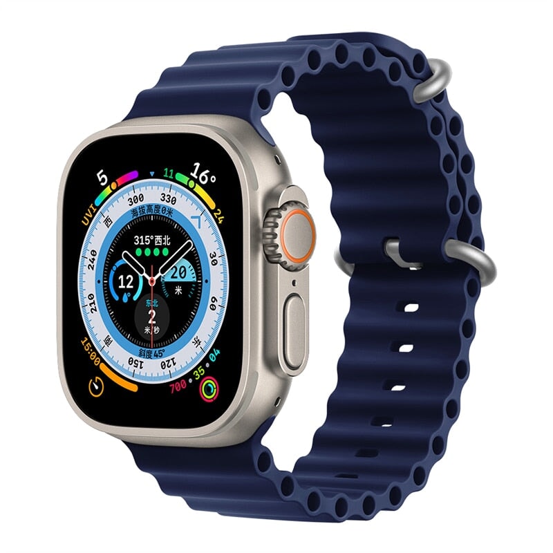 Pulseira para Smartwatch ATC03 - Pulseira para Smartwatch Casa Tech Azul Escuro 38 / 40 / 41 mm 