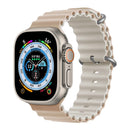 Pulseira para Smartwatch ATC03 - Pulseira para Smartwatch Casa Tech Bege e Branco 38 / 40 / 41 mm 