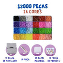 Quebra-Cabeças 3D Brinquedo Educativo Infantil BRI18 - Quebra-Cabeças 3D Brinquedo Educativo Infantil Casa Tech 24 Cores e 13 Mil Peças 