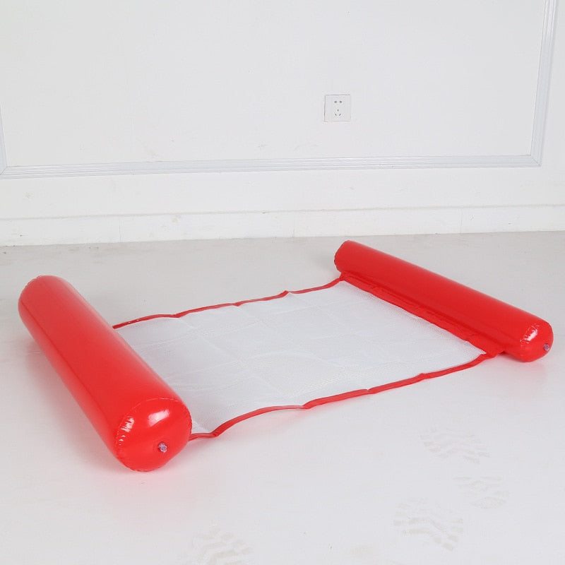 Rede Inflável para Piscina - Floating Bed Pool G2P17 - Rede Inflável para Piscina Casa Tech Loja Vermelho 