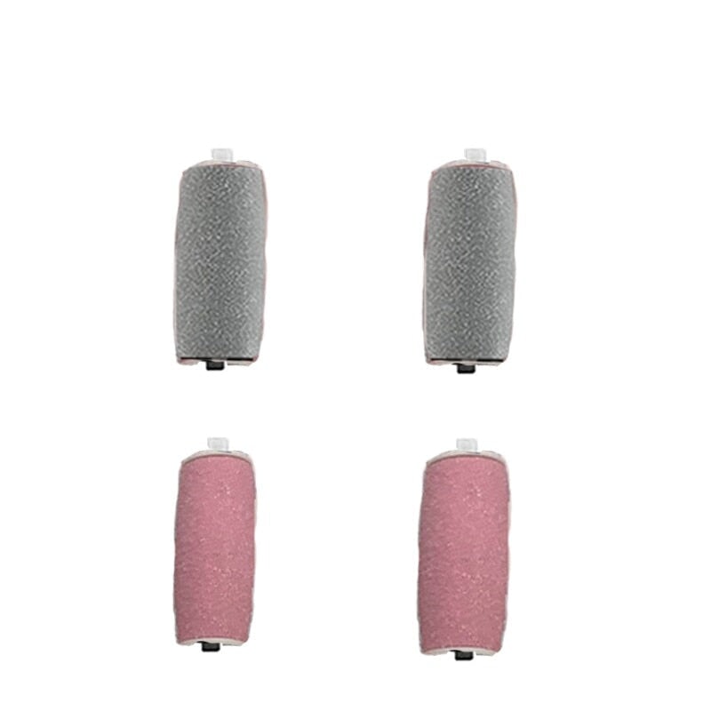 Refil para Lixa de Pé Elétrica - 4 peças HPE11 - Refil para Lixa de Pé Elétrica - 4 peças Casa Tech 2 Cinza + 2 Rosa 