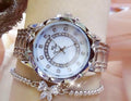 Relógio Diamante + Bracelete de brinde Feminino G1P17 - Relógio Diamante Casa Tech Loja Prata + bracelete 