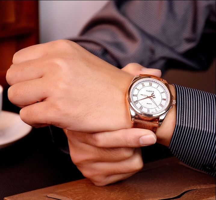 Relógio Minimalista Masculino Geneva ACE10 - Relógio Minimalista Masculino Geneva Casa Tech Loja 