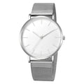 Relógio Minimalista Masculino Military ACE11 - Relógio Minimalista Masculino Military Casa Tech Loja Prata e Branco 
