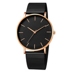 Relógio Minimalista Masculino Military ACE11 - Relógio Minimalista Masculino Military Casa Tech Loja Preto e Bronze 2 