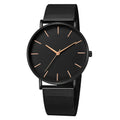 Relógio Minimalista Masculino Military ACE11 - Relógio Minimalista Masculino Military Casa Tech Loja Preto e Bronze 