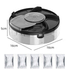 Repelente de Mosquitos e Insetos UTI23 - Repelente de Mosquitos e Insetos Casa Tech Preto + 5 Saches de iscas de Brinde 