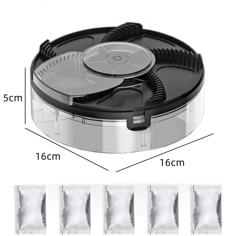 Repelente de Mosquitos e Insetos UTI23 - Repelente de Mosquitos e Insetos Casa Tech Preto + 5 Saches de iscas de Brinde 
