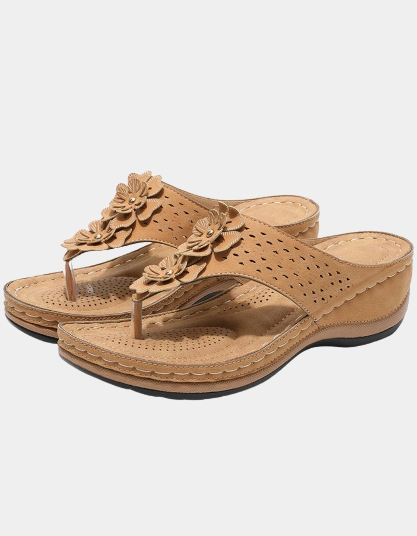 Sandália Confort Plus G4P24 - Sandália Confort Plus Casa Tech Loja Castanho 33 