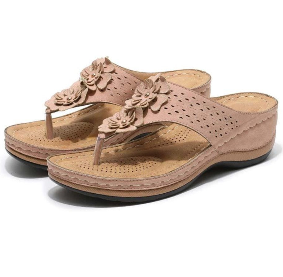 Sandália Confort Plus G4P24 - Sandália Confort Plus Casa Tech Loja Rosa 33 
